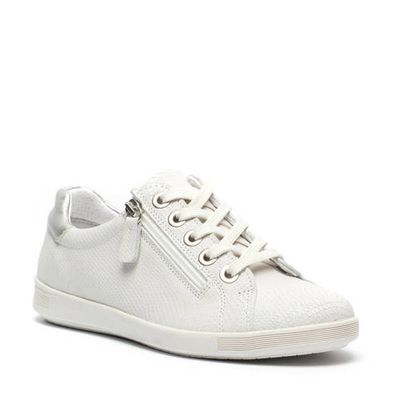 Hush Puppies leren veterschoenen wit