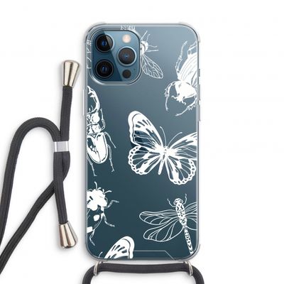 Tiny Bugs: iPhone 12 Pro Transparant Hoesje met koord