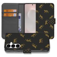 Telefoonhoesje | Met pasjeshouder | Samsung Galaxy S25 FE Luipaardprint PU Leer