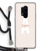 Strawberry Milkshake: OnePlus 8 Pro Transparant Hoesje met koord