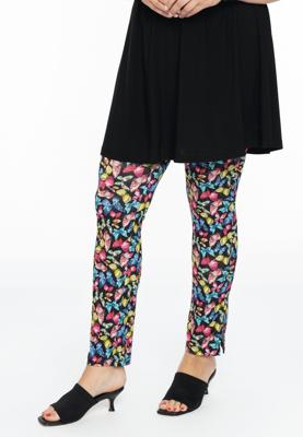 Yoek Slim-fit pantalon BUTTERLFY | Zwart | Maat 58/60