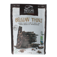 Belvas Thins dark 85% met kokosbloesemsuiker bio 120 Gram