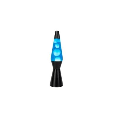 Lava Lamp Bullet - Cyan & Zwarte basis