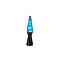 Lava Lamp Bullet - Cyan & Zwarte basis Lava Lamp Bullet - Cyan & Zwarte basis