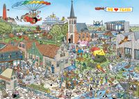 Jan van Haasteren rondje Texel - 1000 stukjes - thumbnail