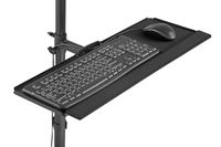 Digitus DA-90374 PC/monitor-trolley 1-voudig 43,2 cm (17) - 81,3 cm (32) Zwart In hoogte verstelbaar, Toetsenbordhouder, Kantelbaar, Roteerbaar, Zwenkbaar - thumbnail