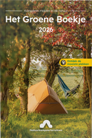 Campinggids Het Groene Boekje 2026 met Natuurkampeerkaart - Natuurkamperterreinen | De Groene Koepel