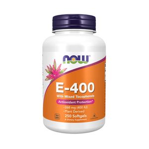 Vitamine E 400IU Now Foods 250softgels