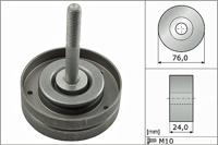 Geleide rol/omdraairol, Poly V-riem INA, Diameter (mm)76mm, u.a. für Seat, Skoda, VW - thumbnail