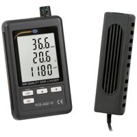 PCE Instruments PCE-AQD 10 Multidatalogger Te meten grootheid Luchtvochtigheid, Koolstofdioxide, Gas, Temperatuur