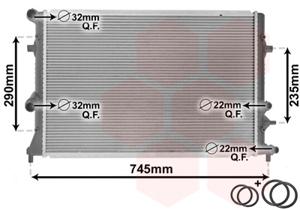 Van Wezel Radiateur 58002289