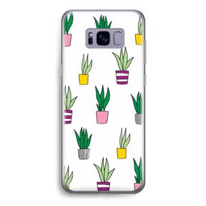 Sanseveria: Samsung Galaxy S8 Transparant Hoesje