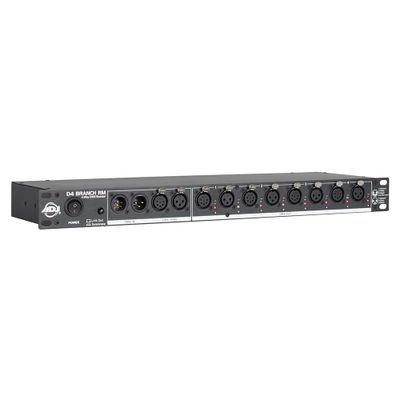 ADJ D4 Branch RM 4-weg DMX-splitter & booster 3p & 5p