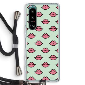 Lipjes: Sony Xperia 5 III Transparant Hoesje met koord