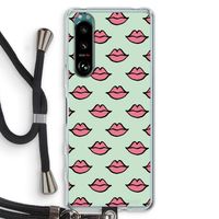 Lipjes: Sony Xperia 5 III Transparant Hoesje met koord