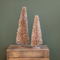 Goudkleurig Kerstbomen Duo