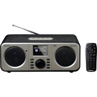 Lenco DAR-030 Radio DAB+, VHF (FM) Bluetooth Wekfunctie Zwart-grijs