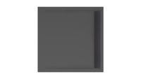 Xenz Easy-Tray douchebak 90x90x5cm zwart mat