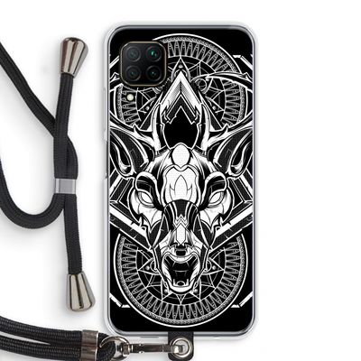 Oh Deer: Huawei P40 Lite Transparant Hoesje met koord