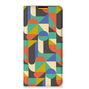 Samsung Galaxy M52 Hoesje met Magneet Funky Retro