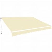 Luifel handmatig uittrekbaar 600 cm crème