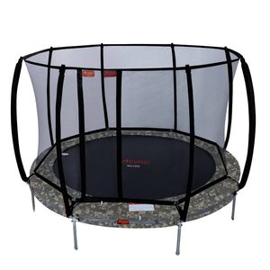 Avyna Avyna Trampoline InGround Ø305 met veiligheidsnet – Camouflage NU MET GRATIS AFDEKHOES (CAM-10-I-COMBI-BD)