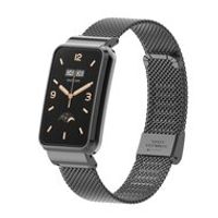 Milanese bandje met case - Zwart - Xiaomi Smart band 7 Pro