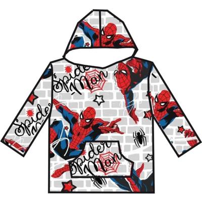 Spiderman hoodie poncho maat XS - L - polyester
