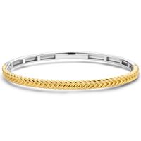 TI SENTO-Milano 2992SY Armband Bangle zilver goud-en zilverkleurig 4 mm - thumbnail