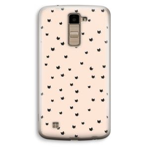 Kleine kattenkopjes: LG K10 (2016) Transparant Hoesje