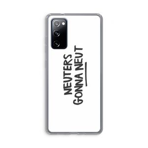 Neuters: Samsung Galaxy S20 FE / S20 FE 5G Transparant Hoesje