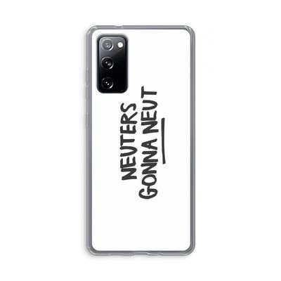 Neuters: Samsung Galaxy S20 FE / S20 FE 5G Transparant Hoesje