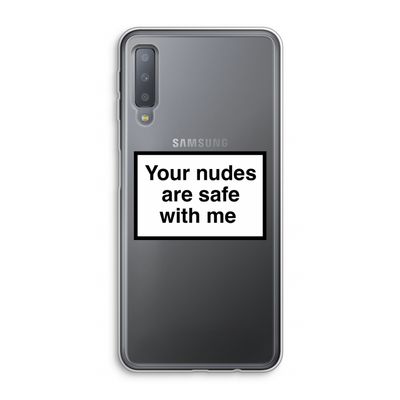 Safe with me: Samsung Galaxy A7 (2018) Transparant Hoesje