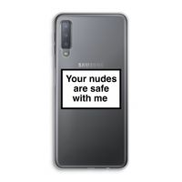 Safe with me: Samsung Galaxy A7 (2018) Transparant Hoesje