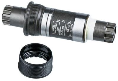 Shimano Trapas octalink bbes25 121mm zilver