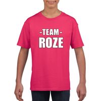 Sportdag team roze shirt kinderen M (134-140)  - - thumbnail