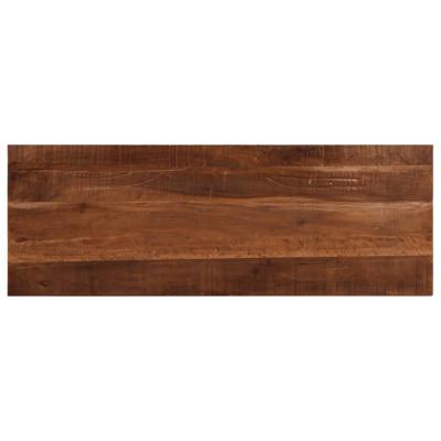 Tafelblad rechthoekig 140x60x2,5 cm massief gerecycled hout