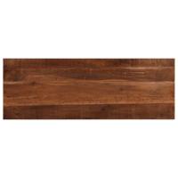 Tafelblad rechthoekig 140x60x2,5 cm massief gerecycled hout