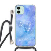 Sterrenbeeld - Licht: iPhone 11 Transparant Hoesje met koord