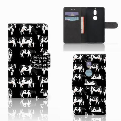 Nokia 7 | Telefoonhoesje | Met pasjeshouder | Koetjes