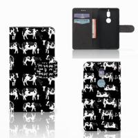 Nokia 7 | Telefoonhoesje | Met pasjeshouder | Koetjes