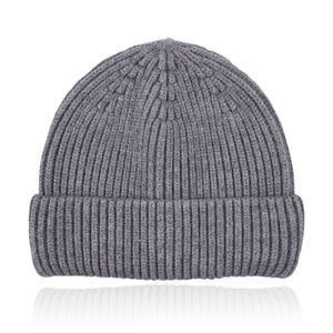LGT JWLS Grijs Beanie Muts voor Dames Medium Pasvorm