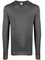 ASPESI pull en maille à effet chiné - Gris