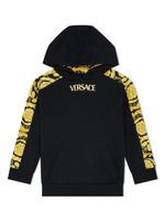 Versace Kids hoodie en polaire à imprimé Medusa - Noir