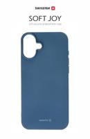 Swissten Soft Joy Apple iPhone 16 Hoesje - Blauw Swissten Soft Joy Apple iPhone 16 Hoesje - Blauw