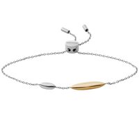 Skagen SKJ1516998 Armband Kariana staal zilver- en goudkleurig - thumbnail