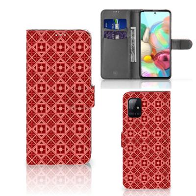 Samsung Galaxy A71 | Telefoon Hoesje | Batik Rood