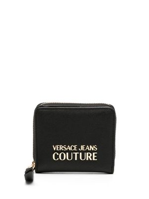Versace Jeans Couture portefeuille à plaque logo - Noir