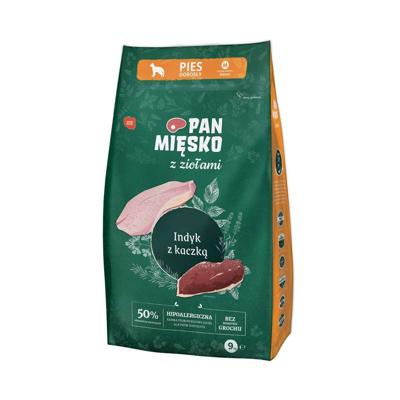 PAN MĘSKO with Herbs Turkey with duck M - droog hondenvoer - 9kg