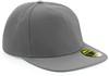 Beechfield CB660 Original Flat Peak Snapback Cap - Grey/Grey - One Size